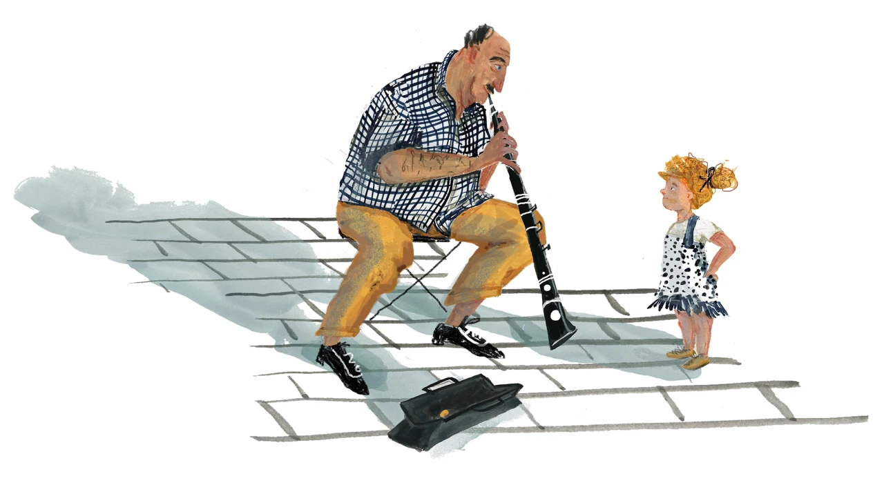 The musician and the child