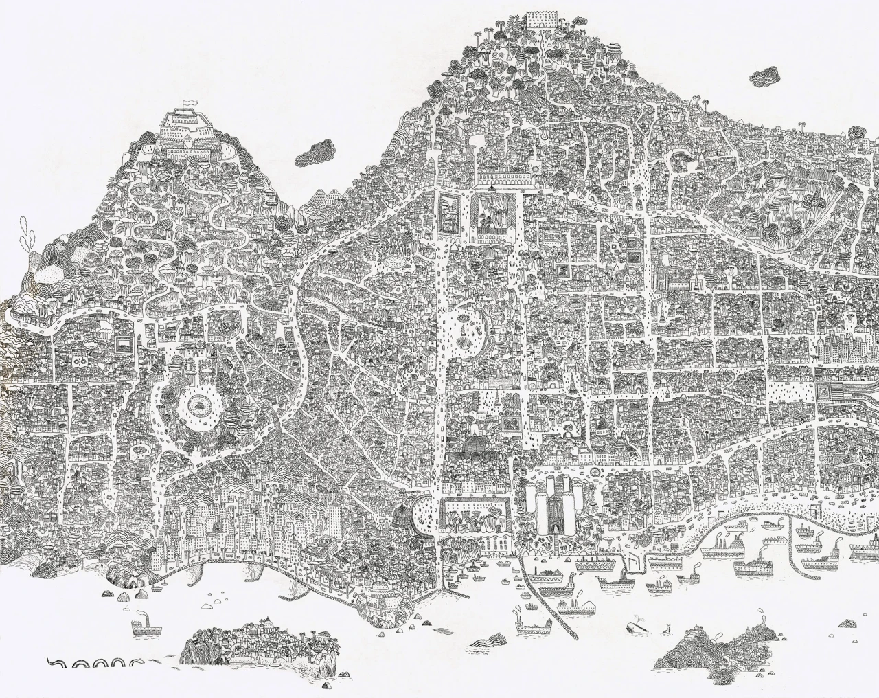 Imaginary Map of Naples